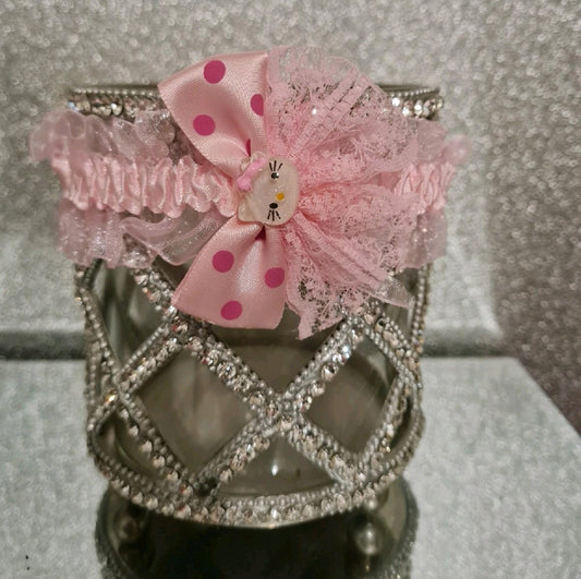 Pink kitty headband