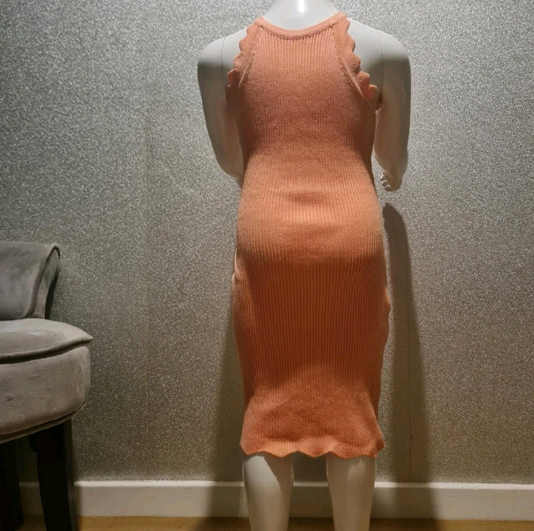 Peach dress